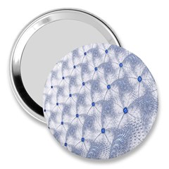 Fractal Art Artistic Pattern 3  Handbag Mirrors