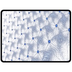 Fractal Art Artistic Pattern Double Sided Fleece Blanket (Large) 