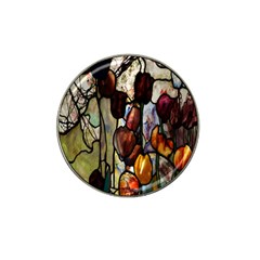 Tiffany Window Colorful Pattern Hat Clip Ball Marker