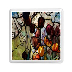 Tiffany Window Colorful Pattern Memory Card Reader (square) by Sapixe