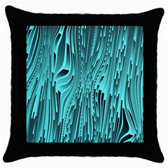 Design Backdrop Abstract Wallpaper Throw Pillow Case (black) by Sapixe