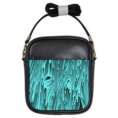 Design Backdrop Abstract Wallpaper Girls Sling Bag by Sapixe