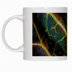 Leaf Abstract Nature Design Plant White Mugs by Sapixe