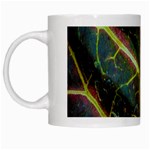 Leaf Abstract Nature Design Plant White Mugs Left