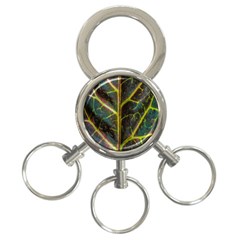 Leaf Abstract Nature Design Plant 3-ring Key Chains by Sapixe