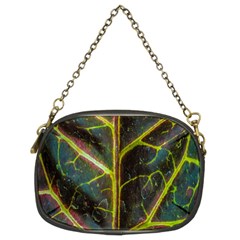 Leaf Abstract Nature Design Plant Chain Purse (two Sides)