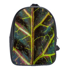 Leaf Abstract Nature Design Plant School Bag (xl) by Sapixe