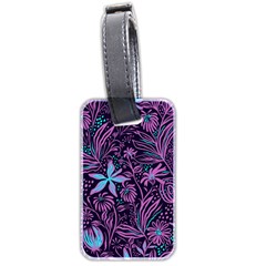 Stamping Pattern Leaves Drawing Luggage Tags (two Sides) by Sapixe