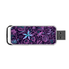 Stamping Pattern Leaves Drawing Portable Usb Flash (one Side) by Sapixe