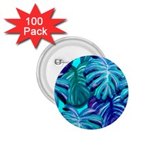 Leaves Tropical Palma Jungle 1 75  Buttons (100 Pack)  by Sapixe