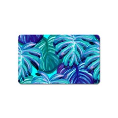 Leaves Tropical Palma Jungle Magnet (name Card) by Sapixe