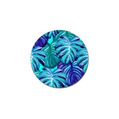 Leaves Tropical Palma Jungle Golf Ball Marker by Sapixe