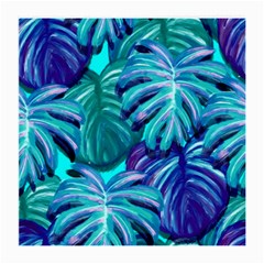 Leaves Tropical Palma Jungle Medium Glasses Cloth (2-side) by Sapixe