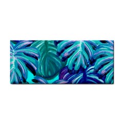 Leaves Tropical Palma Jungle Hand Towel by Sapixe