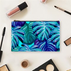 Leaves Tropical Palma Jungle Cosmetic Bag (medium) by Sapixe