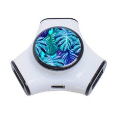 Leaves Tropical Palma Jungle 3-port Usb Hub by Sapixe