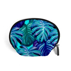 Leaves Tropical Palma Jungle Accessory Pouch (small) by Sapixe