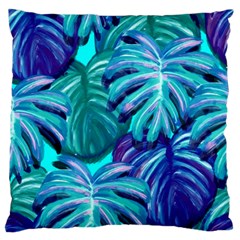 Leaves Tropical Palma Jungle Standard Flano Cushion Case (one Side) by Sapixe