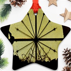 Window About Glass Metal Weathered Star Ornament (two Sides) by Sapixe