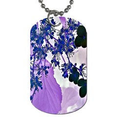 Blossom Bloom Floral Design Dog Tag (one Side) by Sapixe