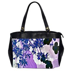 Blossom Bloom Floral Design Oversize Office Handbag (2 Sides) by Sapixe