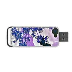 Blossom Bloom Floral Design Portable Usb Flash (one Side) by Sapixe