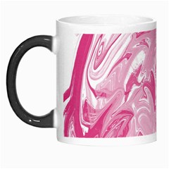 Pink Marble Painting Texture Pattern Morph Mugs by Sapixe