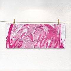 Pink Marble Painting Texture Pattern Hand Towel