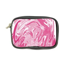 Pink Marble Painting Texture Pattern Coin Purse by Sapixe