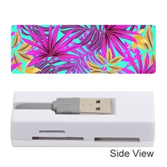 Tropical Greens Leaves Design Memory Card Reader (stick) by Sapixe