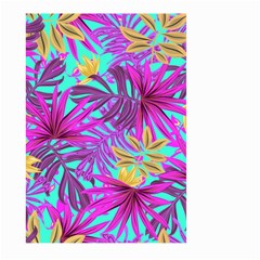 Tropical Greens Leaves Design Large Garden Flag (two Sides) by Sapixe