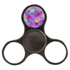 Tropical Greens Leaves Design Finger Spinner