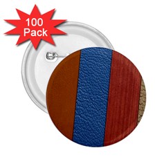 Leather Background Structure Orange 2 25  Buttons (100 Pack)  by Sapixe