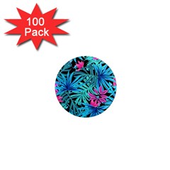 Leaves Picture Tropical Plant 1  Mini Magnets (100 Pack)  by Sapixe