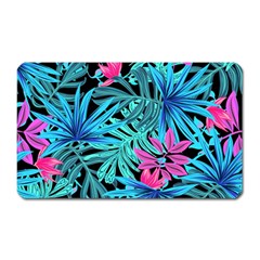 Leaves Picture Tropical Plant Magnet (rectangular) by Sapixe