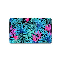 Leaves Picture Tropical Plant Magnet (name Card) by Sapixe