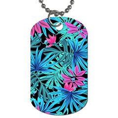 Leaves Picture Tropical Plant Dog Tag (one Side) by Sapixe