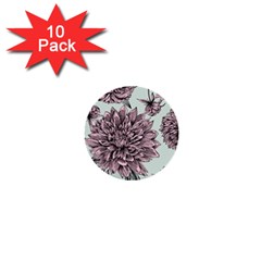 Flowers Flower Rosa Spring 1  Mini Buttons (10 Pack)  by Sapixe