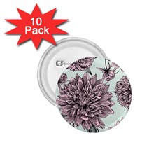 Flowers Flower Rosa Spring 1 75  Buttons (10 Pack) by Sapixe