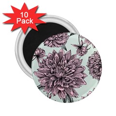 Flowers Flower Rosa Spring 2 25  Magnets (10 Pack)  by Sapixe