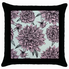 Flowers Flower Rosa Spring Throw Pillow Case (black) by Sapixe