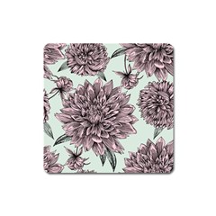 Flowers Flower Rosa Spring Square Magnet by Sapixe