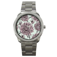 Flowers Flower Rosa Spring Sport Metal Watch by Sapixe