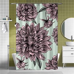 Flowers Flower Rosa Spring Shower Curtain 48  X 72  (small)  by Sapixe