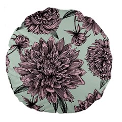 Flowers Flower Rosa Spring Large 18  Premium Round Cushions by Sapixe