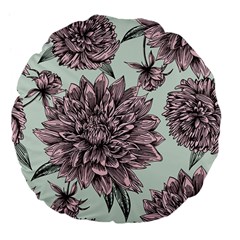 Flowers Flower Rosa Spring Large 18  Premium Flano Round Cushions by Sapixe