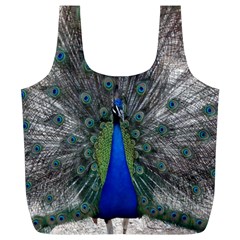 Peacock Bird Animals Pen Plumage Full Print Recycle Bag (xl) by Sapixe