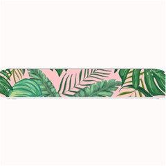 Tropical Greens Leaves Design Small Bar Mats by Sapixe