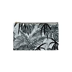 Drawing Leaves Nature Picture Cosmetic Bag (small) by Sapixe