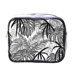 Drawing Leaves Nature Picture Mini Toiletries Bag (one Side) by Sapixe